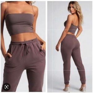 Meshki Chocolate Joggers